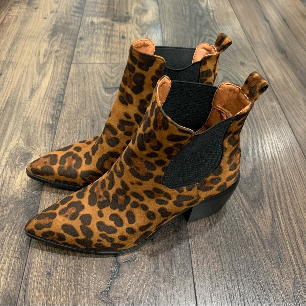 Cheetah booties